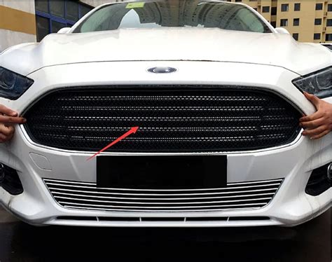 New Chrome Front Down Grille Grill Cover Trim Fr Ford Fusion 2013 2014 ...