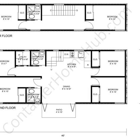 Bed Shipping Container Home Floor Plans, 46% OFF