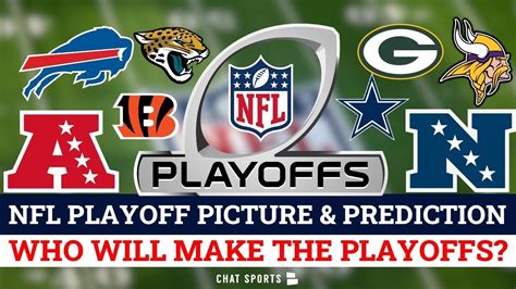 NFL Playoff Picture + Predictions For NFC & AFC Division Standings & Wild Card Race Entering Week 17