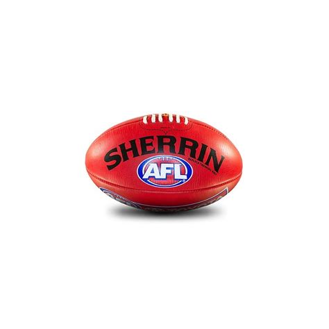 Sherrin Replica Training Leather AFL Ball | World Of Sport