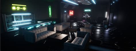 ArtStation - Cyberpunk Bar