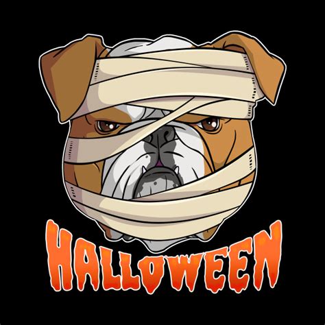 English Bulldog Mummy Happy Halloween - English Bulldog Halloween Funny - Mug | TeePublic