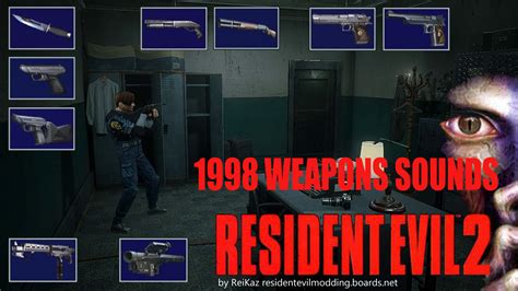 RE2 Remake - 1998 Weapons Sounds - Leon at Resident Evil 2 (2019) Nexus ...