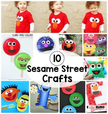 Sesame Street Crafts and Activities for Sesame Street Day on November 10th