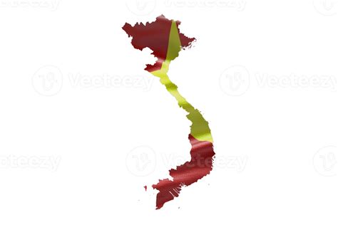 Vietnam map outline icon. PNG alpha channel. Country with national flag 21194070 PNG