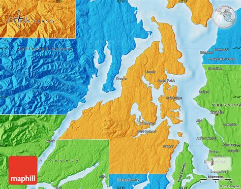 Political Map of Kitsap County