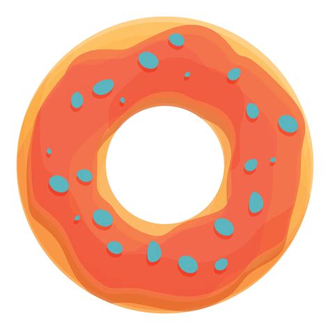 Sprinkle donut icon cartoon vector. Sugar food 14341823 Vector Art at ...