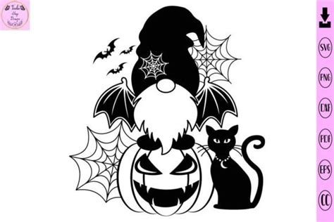 Halloween Gnome Svg Halloween Svg Gnomes Graphic by Tadashop Design ...