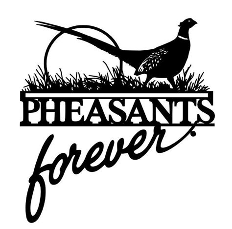 Pheasants Forever Dxf Svg File Only Plasma - Etsy