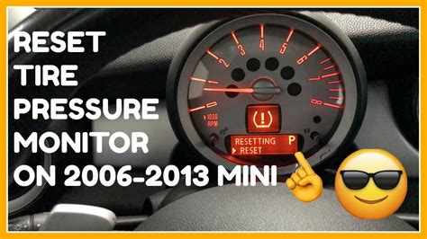 How to Reset Tire Pressure Monitor on 2006-2013 MINI - YouTube