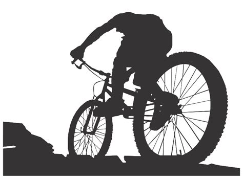 Silhouette Mountain Bike PNG Clipart | PNG All