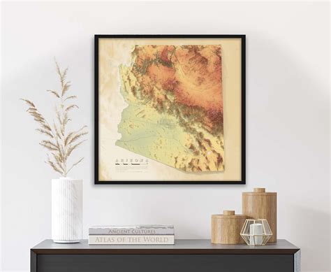 Elevation Map of Arizona, State of Arizona Elevation Map – GeoJango Maps