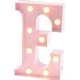 Amazon.com: Barnyard Designs Metal Marquee Letter T Light Up Wall Initial Nursery Letter, Home ...