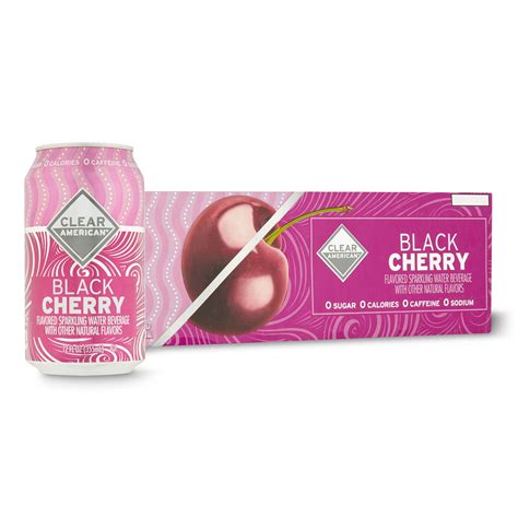 Buy Clear American Black Cherry Sparkling Water, 12 Fl Oz, 12 Pack Cans ...