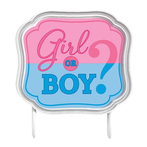 Girl Or Boy? Cake Topper Gender Reveal - Celebrating Party Hire & Party Supply Store Sydney