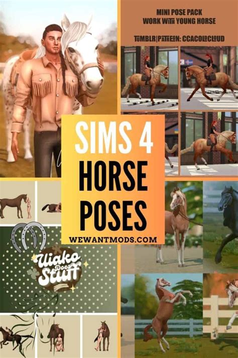 27 Sims 4 Horse Poses: Capture Your Horses Adventures