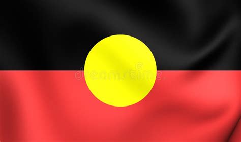 Aboriginal Flag Design stock vector. Illustration of australia - 8520362