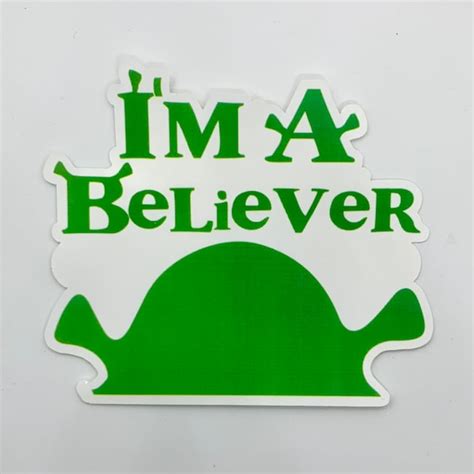 Shrek the Musical Inspired I'm A Believer Sticker Vinyl - Etsy