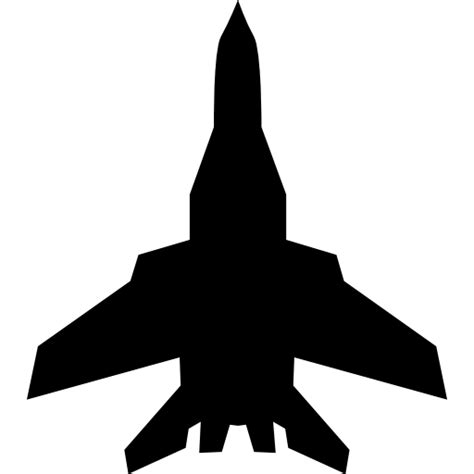 Free Icon | Airplane black silhouette