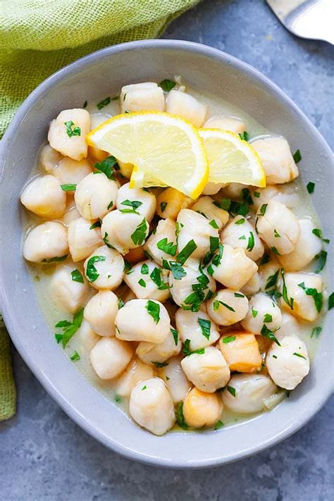 Lemon Butter Sauteed Scallops (Done in 10 Minutes!) - Rasa Malaysia