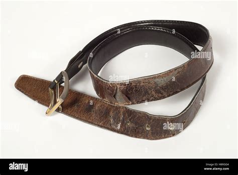 Old leather belt peeling Stock Photo - Alamy