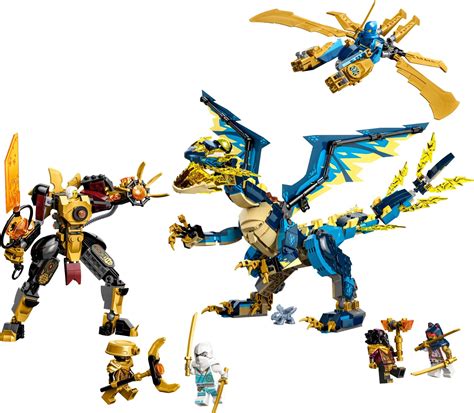 LEGO 71796 Ninjago Dragons Rising Elemental Dragon vs. The Empress Mech | BrickEconomy