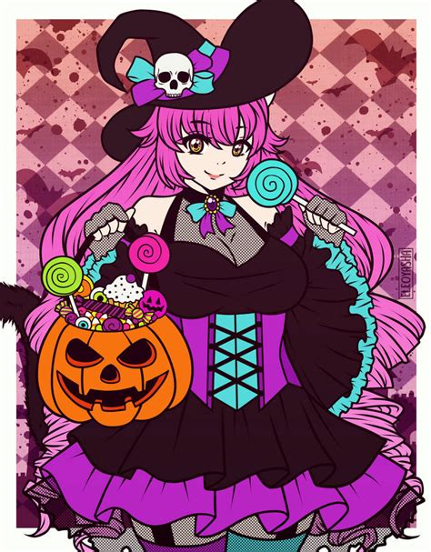 [YCH] Halloween Witch - HarmonyQueen_vt by eleoyasha on DeviantArt