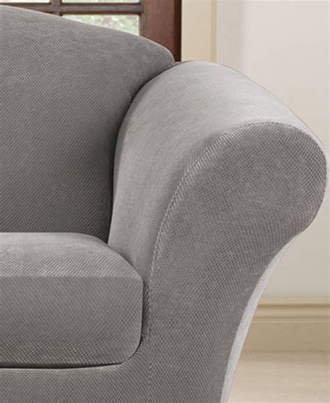 Sure Fit Stretch Pique 2 Cushion Sofa Slipcover & Reviews - Slipcovers ...