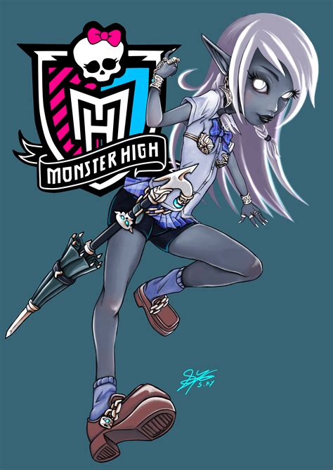 Monster High oc Elvryna School Uniform by skyshek on DeviantArt