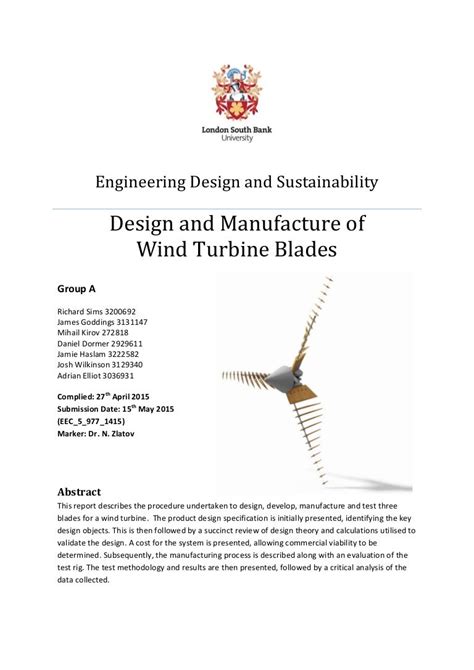 Wind Turbine Report Final