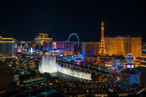 Aerial view of Las Vegas strip in Nevada - TSHC Travel