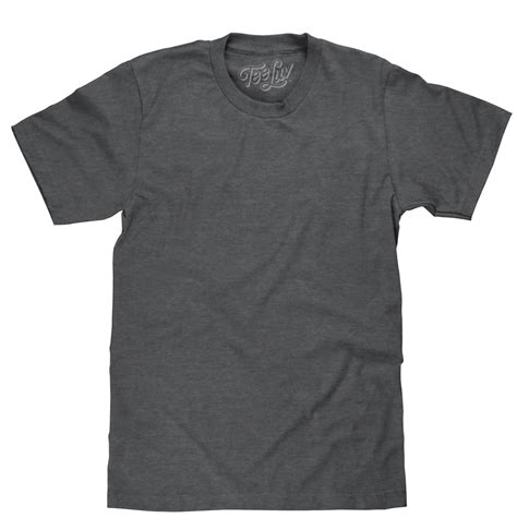 Charcoal Heather Blank T-Shirt - Gray – Tee Luv