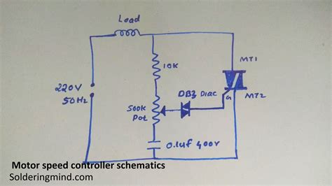 Motor Speed Controller Using Triac