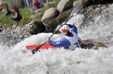 Kayak on the rapids stock photo. Image of currents, canoeing - 5015620