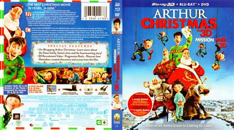 Arthur Christmas 3D - Movie Blu-Ray Scanned Covers - Arthur Christmas In 3D - Mission Noel En 3D ...