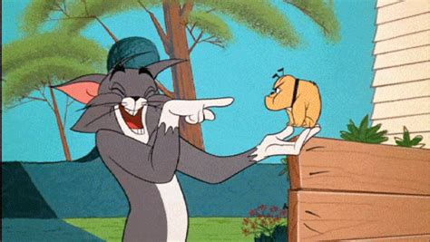 CatsMeOutch-Laughing.gif (520×293) | Tom and jerry pictures, Tom and ...