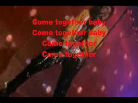 Michael Jackson Come Together Lyrics - YouTube