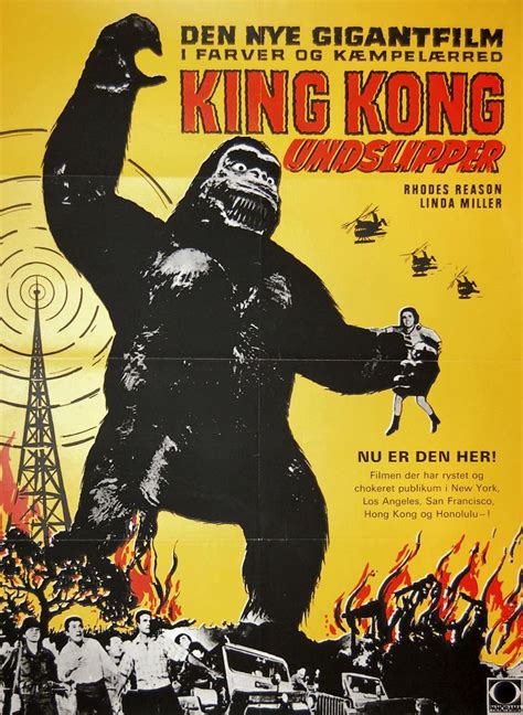 King Kong Escapes (1967) | King kong, Giant monster movies, Kong