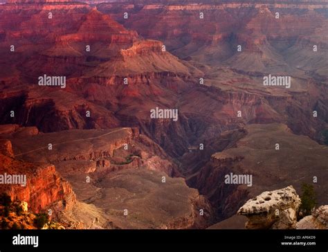 Grand Canyon Mather Point sunrise Stock Photo - Alamy