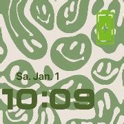 Green smile aesthetic - widgetopia homescreen widgets for iPhone / iPad / Android