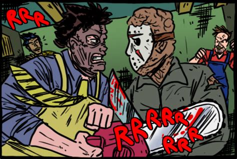 Jason vs Leatherface by theEyZmaster on DeviantArt