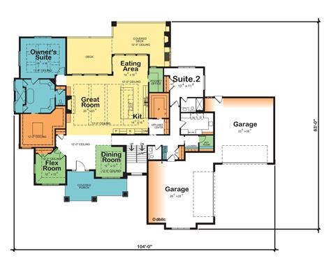 Single Story Luxury House Plans - Home Interior Design