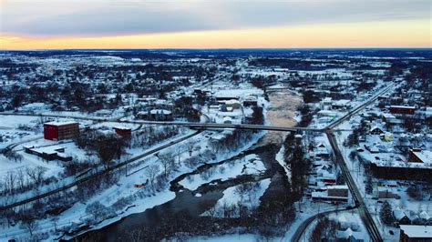 Upstate New York Winter : drones