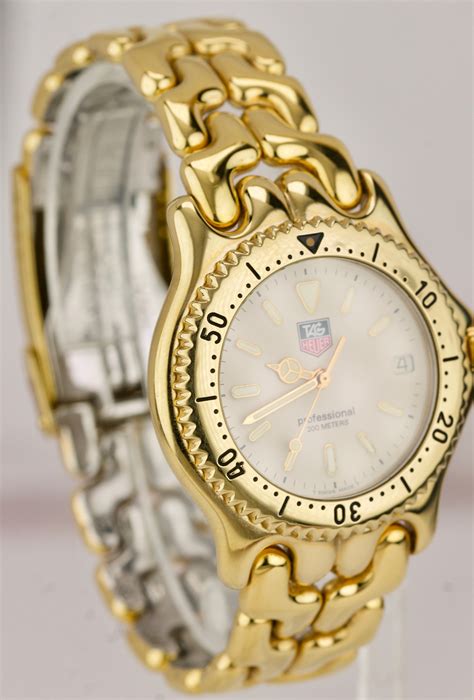 TAG Heuer Professional 200M Cell Series Gold-Plated 37mm Quartz Watch