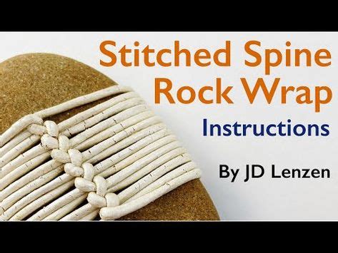 36 Rock Wrap Tutorials ideas | stone wrapping, rock, rock crafts