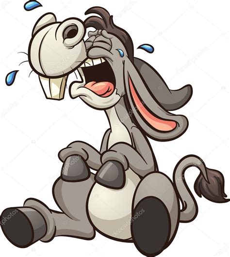 Crying cartoon donkey Stock Vector Image by ©memoangeles #103752352