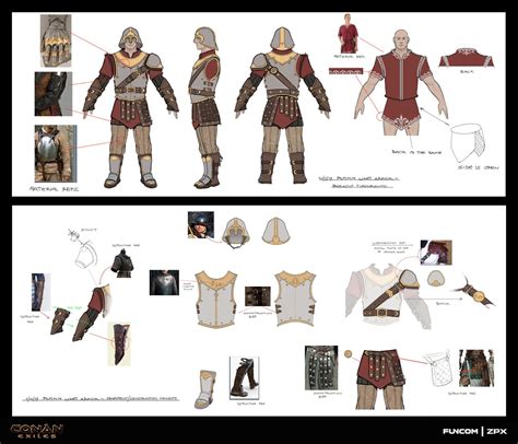 ArtStation - Conan Exiles armors: production concept art , Daniele ...