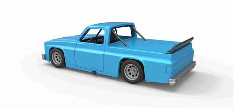 Diecast vintage NASCAR race truck Scale 1:25 | 3D models download | Creality Cloud
