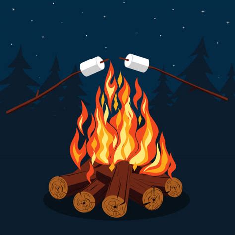 Bonfire Clip Art, Vector Images & Illustrations - iStock