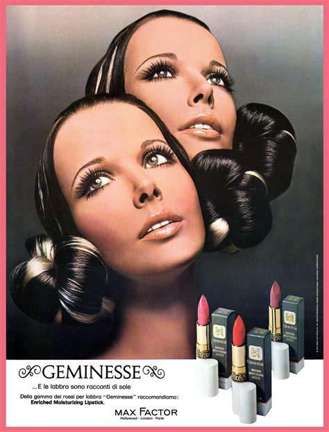 MAX FACTOR GEMINESSE LIPSTICK | Vintage makeup ads, Makeup ads, Retro ...